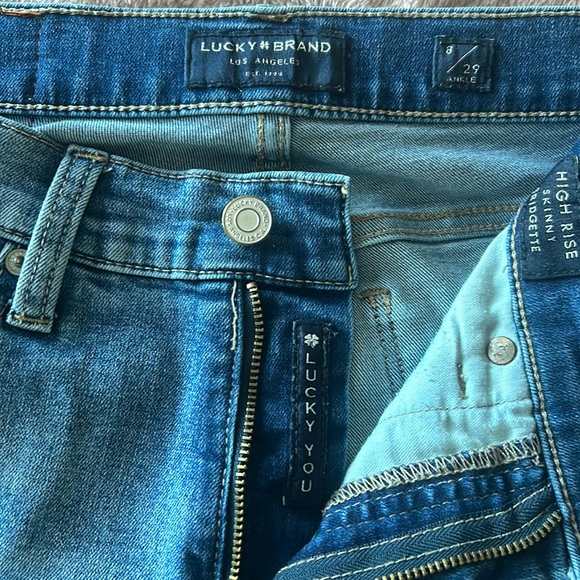 Lucky 🍀 Brand Bridgitte Skinny Jeans- Ankle length - Picture 3 of 6